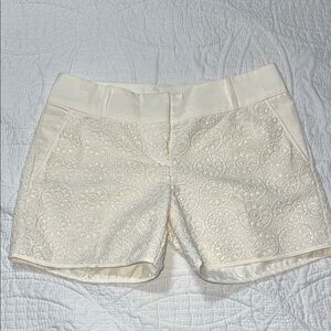 The Limited Cream High Waist Dressy Shorts